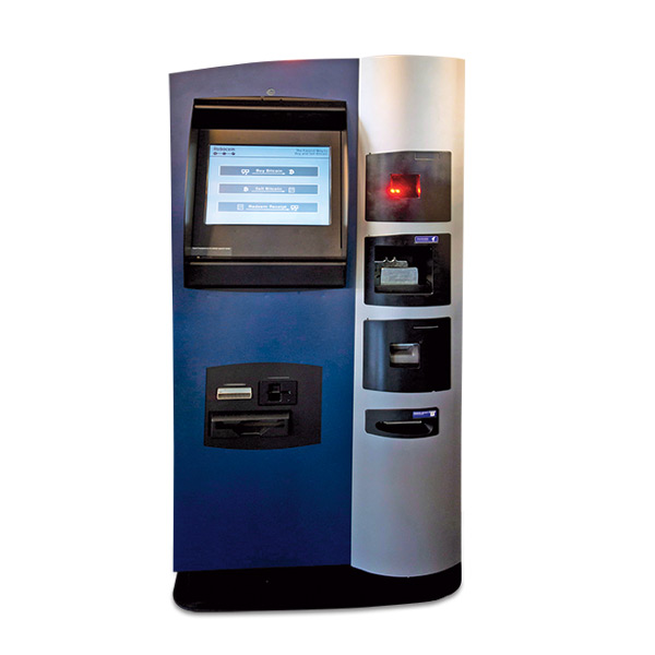 An ATM machine